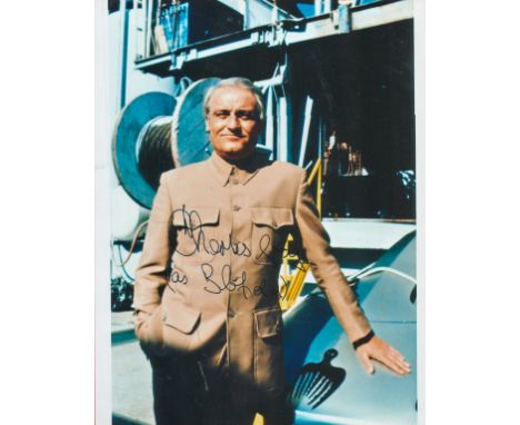 Charles Gray signed 10x8 colour photo pictured as Ernst Stavro Blofeld in the James Bond classic Diamonds are Forever. Charle