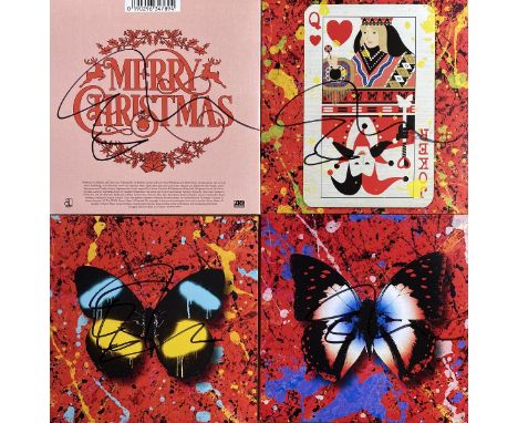 Ed Sheeran collection includes 4 signed cd sleeves The Joker and the Queen, Merry Christmas, Overpass Graffiti and 2 Step inc
