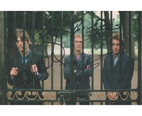 The Jam multisigned 12x8 colour photo signatures include Paul Weller, Bruce Foxton and Rick Buckler. The Jam were an English 