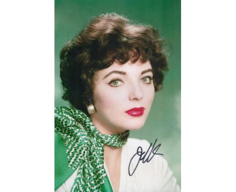 Joan Collins signed 12x8 colour photo. Dame Joan Henrietta Collins DBE (born 23 May 1933) is an English actress, author and c