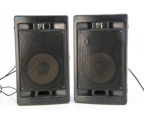 Yamaha Monitor Speakers, a Pair of Yamaha Monitor Speakers model: MS60S, very good condition with some leads, untested