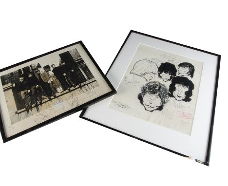 Rolling Stones Prints, From the Bill Wyman Rolling Stones Archive - two Framed and glazed Photographic prints of the Rolling 