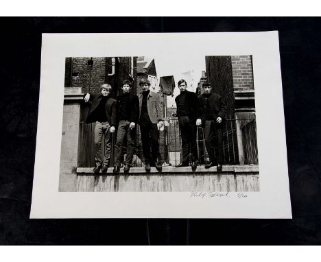 Rolling Stones / Philip Townsend Signed Photo, a Limited edition print of a Black and White Photo of the Rolling Stones circa