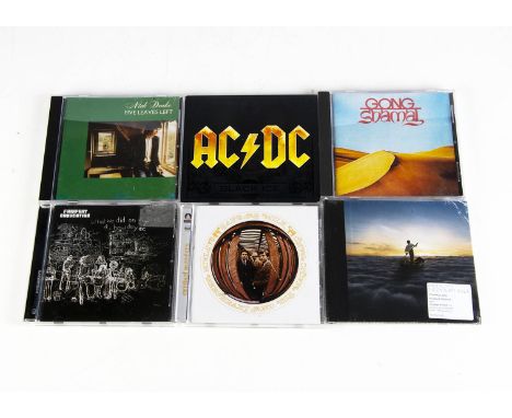 CD Albums, approximately one hundred CDs of various genres with artists including Pink Floyd, Gong, Nick Drake, Sandy Denny, 