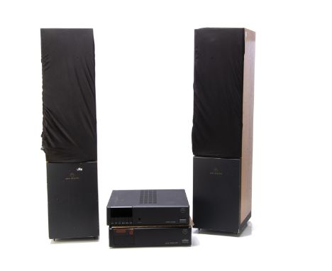 LINN Stereo, a LINN stereo system consisting of Majik 1 amplifier s/n 002634, Kremlin tuner s/n 000312, a pair of Keilidh spe
