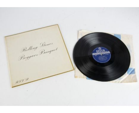 Rolling Stones LP, Beggars Banquet LP - Original Italian Stereo release 1968 on Decca (SKLI 4955) - Laminated Gatefold Sleeve