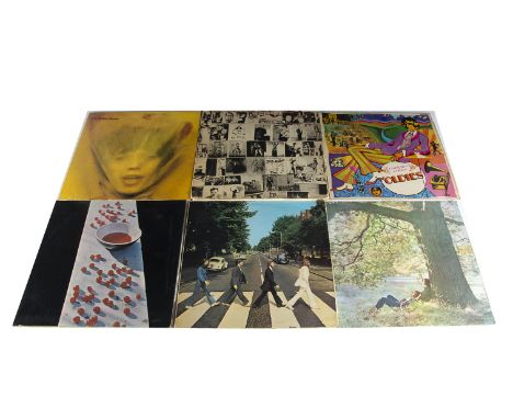 Beatles / Rolling Stones and related LPs, approximately forty-five album by The Beatles, Rolling Stones, Solo and Related wit