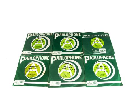 Parlophone Label Demo Singles, fourteen demos on the Parlophone label, all Green Labels with large white 'A' motifs in Origin