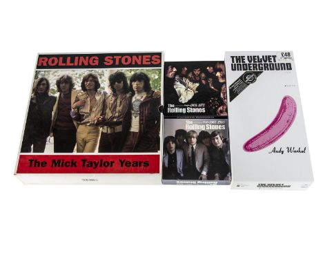 Rolling Stones / Velvet Underground Box Sets, four Box Sets comprising Rolling Stones: The Mick Taylor Years (4 CD set plus B