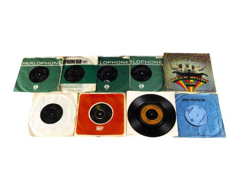 Beatles EP / 7" Singles, small collection comprising Magical Mystery Tour (MMT1 - complete EX/EX/EX), From Me To You, Hello G