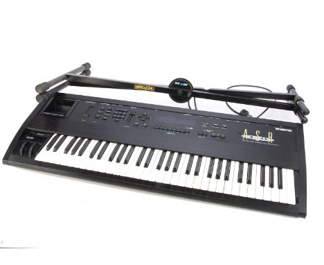 Ensoniq ASR 10, an Ensoniq Advanced Sampling Recorder, ASR10, visually good condition, powers up but untested, comes with fol