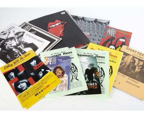 Rolling Stones Memorabilia, more than one hundred items of Stones memorabilia including press releases for Voodoo Lounge and 