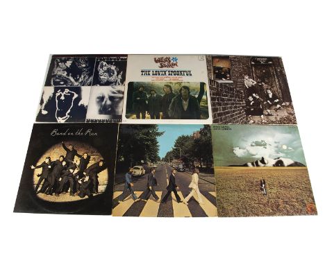 Sixties LPs / Box Set, eleven albums and a Box Set of mainly Sixties artists comprising Beatles, Rolling Stones, The Who, Sim