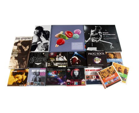 Rock / Prog CD Box Sets, sixteen Box Sets of mainly Classic and Progressive Rock with artists comprising Peter Gabriel, Steve