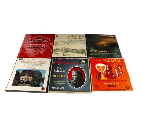 Classical Box Sets / LPs / Wagner, nineteen Box Sets and approximately thirty LPs of Wagner's music including Die Meistersing