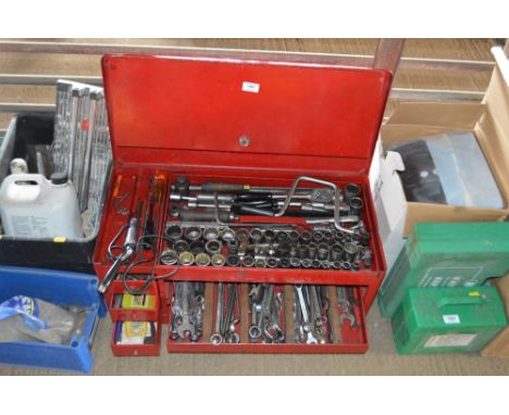 A tool box and contents of good quality tools 