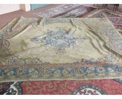 A Persian pattern carpet