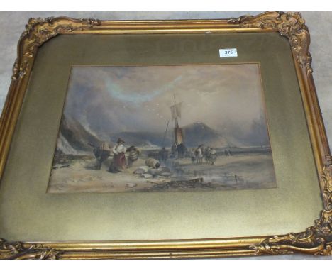 Various 19th Century prints plus an English school watercolour
