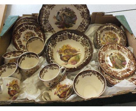 Various Royal Worcester Palissy Game Series china