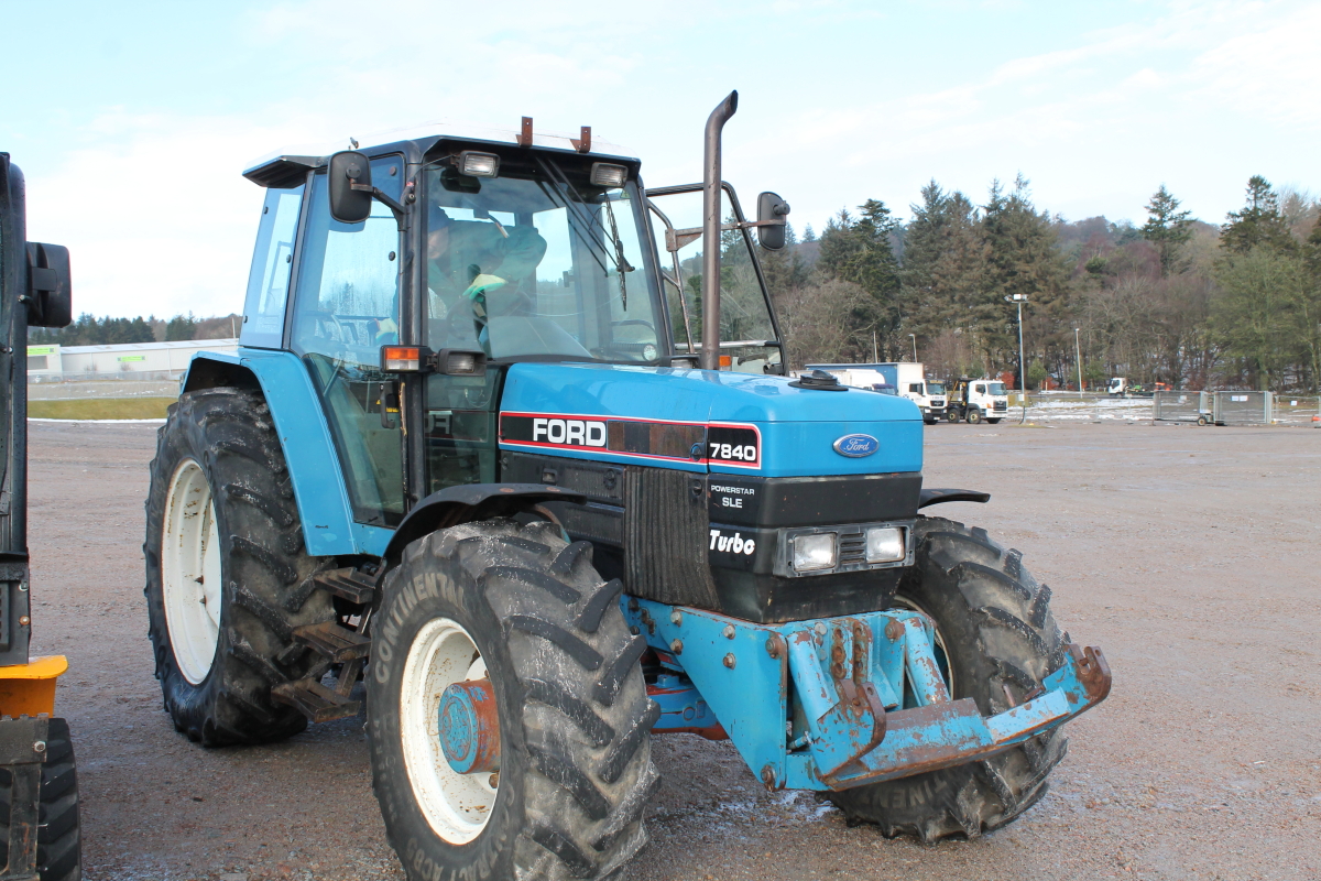 Ford New Holland 7840 0cc Tractor Reg No K625LSL D.F.R. 01Mar93 Miles/Kms. Decleration Ford New Holland 7840 0cc Tractor Reg No K625LSL D.F.R. 01Mar93 Miles/Kms. Decleration