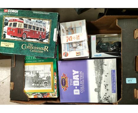 A Corgi Classics The Connoisseur collection bus, other boxed vehicle sets Cameo collection and others 