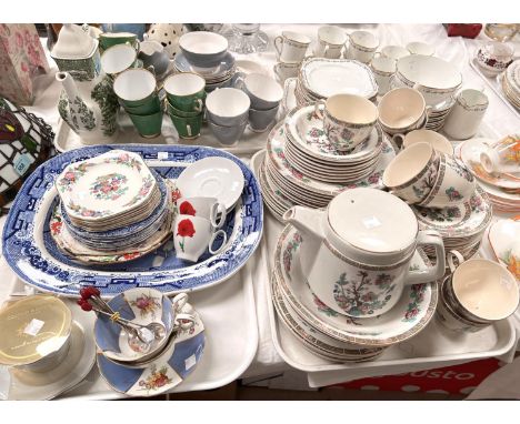 A selection of vintage Royal Albert and other part tea services and china etc 