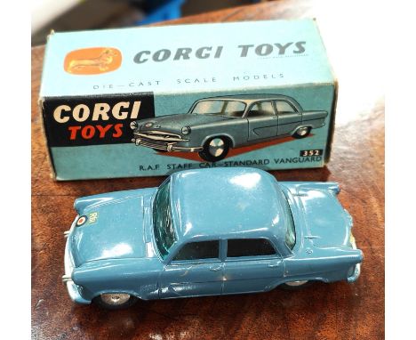 An originally boxed Corgi 352 RAF Staff Car-Standard Vanguard. 