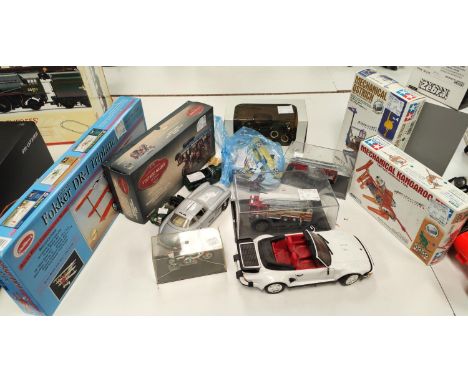 A boxed Corgi Vintage Glory of Steam limted edition Fowler B6 and a selection of other boxed and loose vehicles, Tamiya etc 
