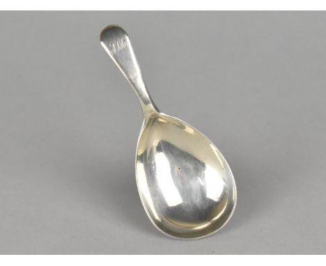A Georgian Silver Caddy Spoon with Shell Bowl, 6g, 7cm long