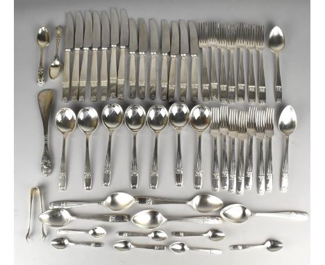 Vintage Silver Plated Flatware over 10 pounds plus Hallmarked Sterling Spoon shops