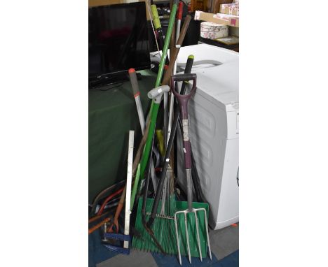 A Collection of Various Garden Tools etc 