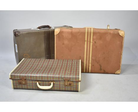 Three Vintage Suitcases 