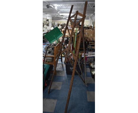 A Vintage Folding Cantilever Easel Back 
