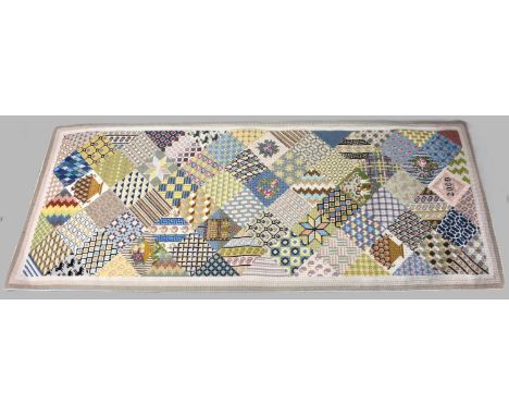 A Handmade Millennium Tapestry Panel with Geometric Design 
