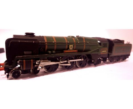 Hornby Dublo three rail West Country Dorchester 34042. P&P Group 1 (£14+VAT for the first lot and £1+VAT for subsequent lots)