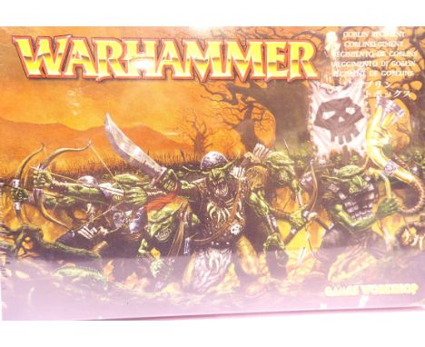 Warhammer Goblin Regiment twenty figurines, plastic, sealed box. P&amp;P Group 1 (£14+VAT for the first lot and £1+VAT for su