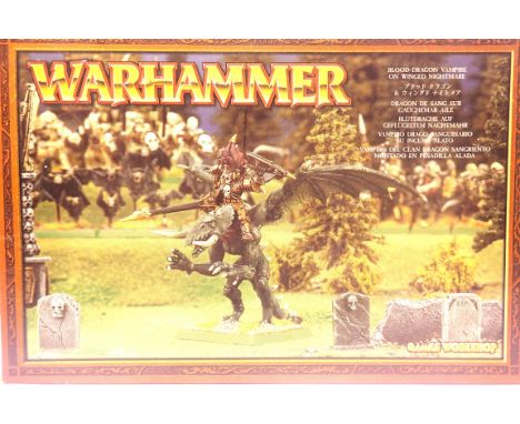 Warhammer Blood Dragon Vampire on Winged Nightmare metal. P&amp;P Group 1 (£14+VAT for the first lot and £1+VAT for subsequen