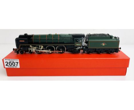 Hornby OO BR Green 'Tennyson' 70032 Loco - Supplied in Custom Leatherette Red Box - P&amp;P Group 1 (£14+VAT for the first lo