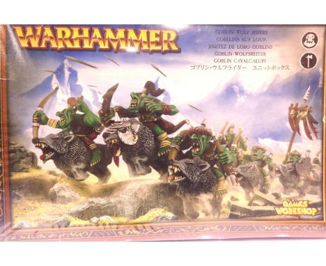 Warhammer Goblin Regiment twenty figurines, plastic, sealed box. P&amp;P Group 1 (£14+VAT for the first lot and £1+VAT for su