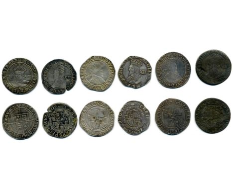 Edward VI, Fine silver coinage, shilling, mm y (N.1937; S. 2842), light crease, good fine; James I, shillings (2), First coin