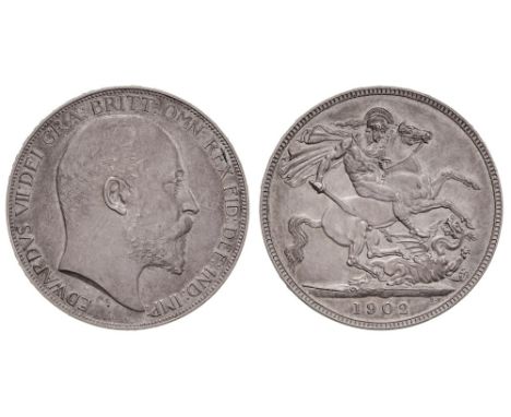 *Edward VII, Coronation, 1902, matt proof crown, 1902, (E.S.C. 362; Bull 3562; S.3978), very light marks from handling, good 