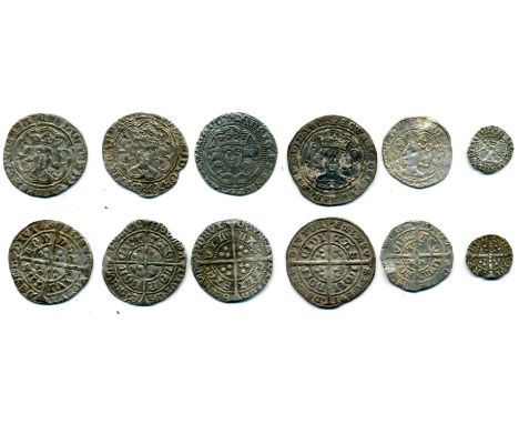 Edward III, Treaty Period (1361-69), groat, London, annulet before Edward (N.1257; S. 1617), very fine; other groats (3), of 