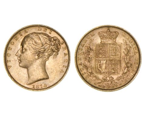 *Victoria, sovereign, 1874 M (S. 3854; M. 60), light bagmarks and tiny mark to cheek, good extremely fine