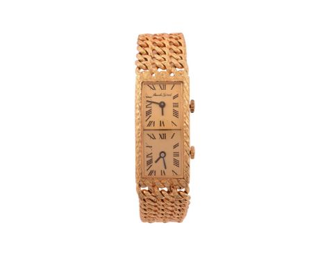 Bueche Girod, ref. YG 6716-1, an 18 carat gold bracelet wristwatch   Bueche Girod, ref. YG 6716-1, an 18 carat gold bracelet 