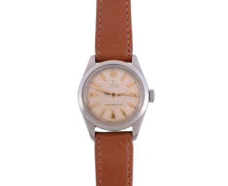 Tudor, Oyster, ref. 7902, a boys size stainless steel wristwatch, no   Tudor, Oyster, ref. 7902, a boys size stainless steel 