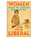 British Elections Poster Spread The Butter Vote Liberal Party UK