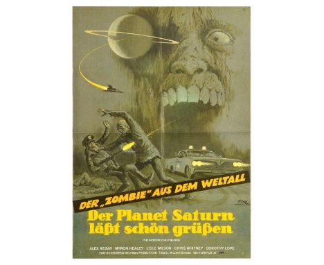 Original vintage movie poster for the 1979 German release of the 1977 American science fiction horror film The Incredible Mel