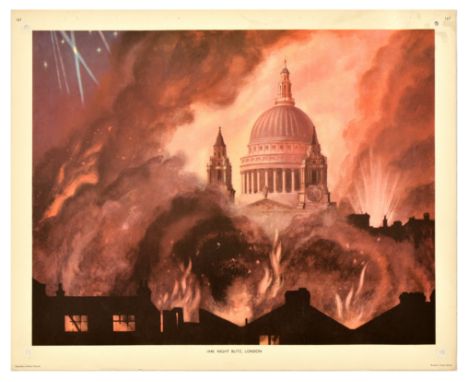 Set of 3 original vintage educational posters from the Macmillan's History Pictures series. 1. A Fateful Debate in the House 