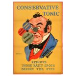 British Elections Poster Conservative Party Tonic John Bull UK