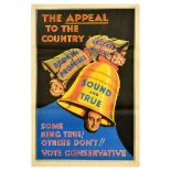 British Elections Poster Sound And True Vote Conservative Party